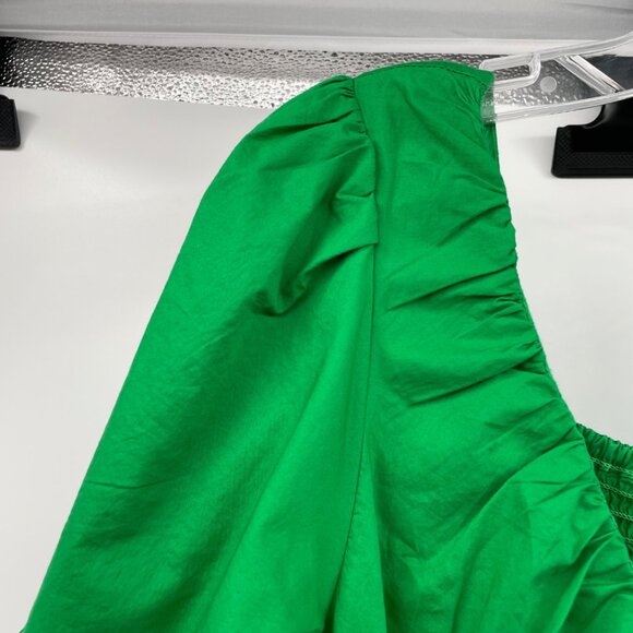 Old Navy Womens Maxi Dress Short Sleeve Green Size Large Pockets - Picture 5 of 9